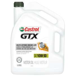 Castrol GTX 000133A Motor Oil, 10W-30, 5 L Jug