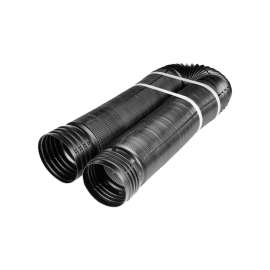 Euramax 50711 Drain Pipe Tubing, 4 in, 12 ft L