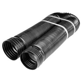 Euramax 50911 Drain Pipe Tubing, 4 in, 12 ft L
