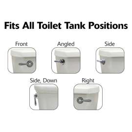 Korky 6051BP Handle and Lever, Plastic, For: American Standard, Kohler, Toto and Others Brands