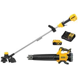 DeWALT XR DCKO215M1 Trimmer and Blower Combo Kit, 2-Tool, Battery Included: Yes, Yes Charger Included