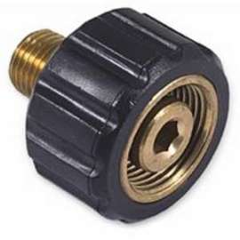 Mi-T-M AW-0023-0487 Screw Coupler, 1/4 in Connection, MNPT x M22