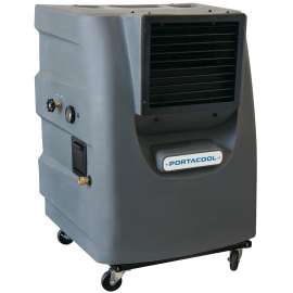 Portacool Cyclone PACCY130GA1 Portable Evaporative Cooler, 16 gal Tank, 2-Speed, 115 V, 5.6 A, Gray