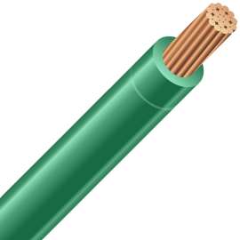 Southwire 47213403 Building Wire, 10 AWG Wire, 1 -Conductor, 300 m L, Copper Conductor, PVC Sheath, Green Sheath