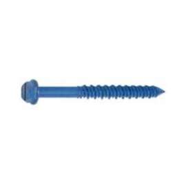 COBRA ANCHORS CobraTap 683C Concrete Screw, 1/4 in Dia, 2-3/4 in L, 425 lb, Steel, Cobra-Coated