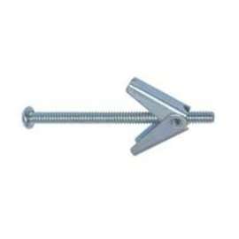 COBRA ANCHORS 081V Spring Toggle Bolt, 2 in L, Steel, 68 lb