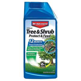 BioAdvanced 701810M Tree and Shrub Protect and Feed, Liquid, 32 oz Bag