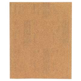 NORTON 07660701580 Sanding Sheet, 11 in L, 9 in W, Fine, 180 Grit, Garnet Abrasive, Paper Backing