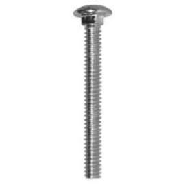 Reliable CBHDG388CT Carriage Bolt, 3/8-16 Thread, Coarse Thread, 8 in OAL, Galvanized Steel, A Grade