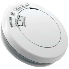 FIRST ALERT 1039772 Smoke and Fire Alarm, 9 V, Photoelectric Sensor, 10 ft Detection, 85 dB, Alarm: Audible, White
