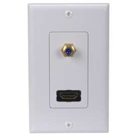 VOXX CDH202F Wallplate, 1 -Gang
