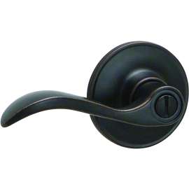 Schlage J Series J40VSEV716 Privacy Door Lever, Zinc, Aged Bronze