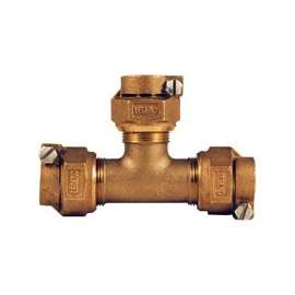 Legend T-4442NL Series 313-390NL Pipe Tee, 3/4 in, Pack Joint, Bronze, 100 psi Pressure