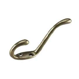 Onward 237ABV Heavy-Duty Coat Hook, 10 kg, 2-Hook, Metal, Antique Brass