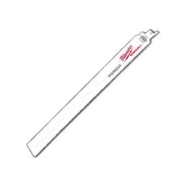 Milwaukee 48-00-5789 Reciprocating Saw Blade, 1 in W, 12 in L, 18 TPI, Bi-Metal Cutting Edge