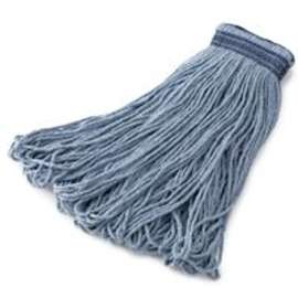 Rubbermaid FGE23600 BL00 Wet Mop Head, 16 oz Capacity, Cotton/Synthetic, Blue