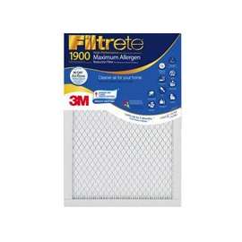 Filtrete MA00DC-6C Allergen Reduction Air Filter, 16 in L, 20 in W, 12 MERV, 1900 MPR