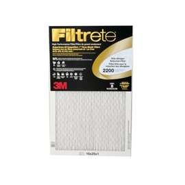 Filtrete EA02DC-6C Allergen Reduction Filter, 20 in L, 20 in W, 12 MERV, 2200 MPR