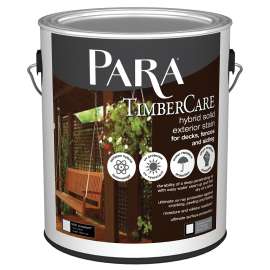 PARA Timbercare 2100 PR0042101-16 Exterior Hybrid Wood Stain, Flat, Satin, Medium Base, Liquid