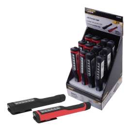 PowerZone 12500 Pocket Light, AAA Battery, LED Lamp, 25 Lumens, 8 m Beam Distance, 3.5 hr Run Time, Red & Black