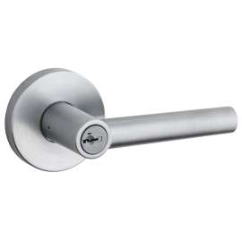 Weiser Milan Series SENL535MIL 26D RD Door Lever, 2-5/8 in L Lever, Satin Chrome