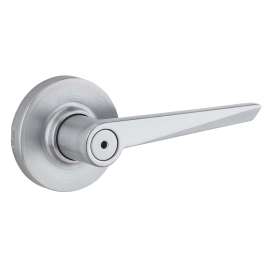 Weiser Tristan Series GLC331 TSL 26D Privacy Lever, 4-7/16 in L Lever, Satin Chrome