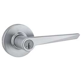 Weiser Tristan Series GLC535 TSL 26D Entry Lever, 4-7/16 in L Lever, Satin Chrome