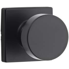 Weiser GA101 CBK514 SQT Passage Door Knob, Zinc, Iron Black