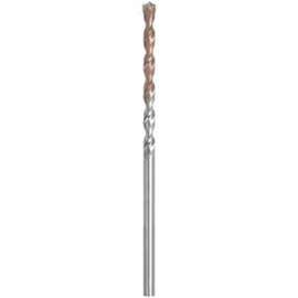 DeWALT DW5235B10 Drill Bit, 1/2 in Dia, 6 in OAL, Spiral Flute, 4-Flute, 1/4 in Dia Shank, 3-Flat Shank