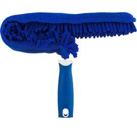 Unger 989660 Ceiling Fan Duster, 9 in Head, Microfiber Head, 6 in L Handle, Blue