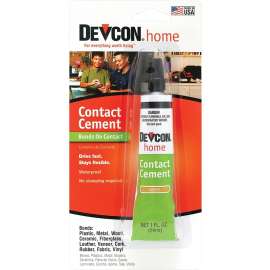 Devcon 18045 Contact Cement, Liquid, Hydrocarbon, Amber, 1 oz Tube