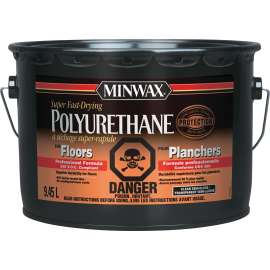 Minwax CM1303400 Interior Varnish, Semi-Gloss, Liquid, Clear, 9.45 L, Can