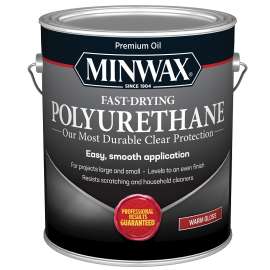 Minwax 319110000 Polyurethane, Semi-Gloss, Liquid, Clear, 2.5 gal, Can