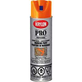 Krylon 458540000 Professional Marking Paint, Fluorescent Orange, 15 oz