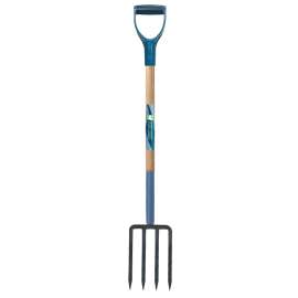GARANT GDM410D Spading Fork, 10 in L Tines, 4 -Tine, Steel Tine, Hardwood Handle