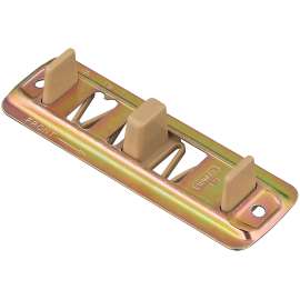 National Hardware N403-400 Adjusting Guide, Steel, Tan/Yellow, Floor Mounting