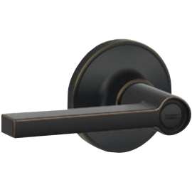 Dexter J Series J10V SOL 716 Passage Door Handle, Lever Handle, Aged Bronze, 2-3/8 to 2-3/4 in Backset