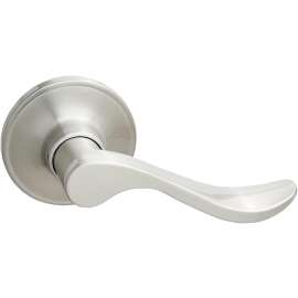 Schlage J Series J10VSEV619 Non-Locking Door Lever, Zinc, Nickel/Satin