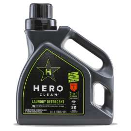 HERO CLEAN 704400401 Laundry Detergent, 50 oz, Liquid, Juniper