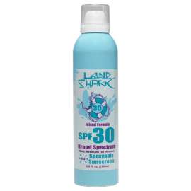 LAND SHARK LS91316 Broad Spectrum Sunscreen Lotion, White, Fragrance-Free, 6.5 oz