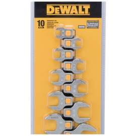 DeWALT DWMT75425OSP Crowsfoot Set, Polished Chrome Vanadium