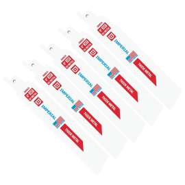 IMPERIAL BLADES IBM614-5 Reciprocating Blade, 1 in W, 6 in L, 14 TPI