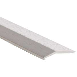 SHUR-TRIM FA1196HTI03 Equalizer, 3 ft L, 1 in W, Aluminum, Hammered Titanium