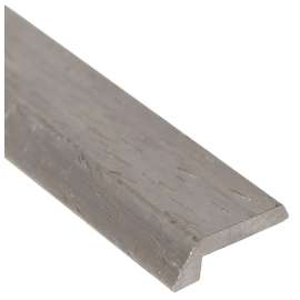 SHUR-TRIM FA1121HSI03 Molding Tile Edge Cap, 3 ft L, 3/4 in W, Aluminum, Hammered Silver