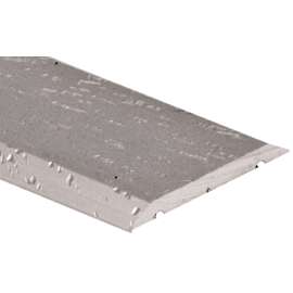 SHUR-TRIM FA1344HSI03 Seam Binder, 3 ft L, 1 in W, Aluminum, Hammered Silver