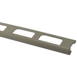 Shur-Trim ET1039BON08 Tile Edge, 8 ft L, 7/8 in W, Vinyl, Bone