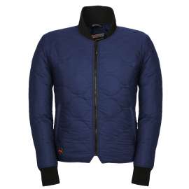 Mobile Warming MWJ18M17-07-05 Company Vest, XL, Men's, Fits to Chest Size: 44 in, Nylon, Navy