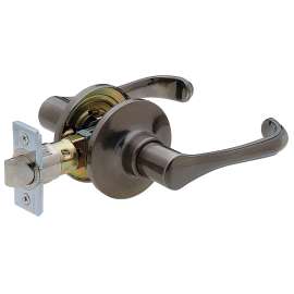 Taymor Professional Series 34-FV9834 Reversible Lever Lockset, Antique Nickel, 2-3/8 to 2-3/4 in Backset
