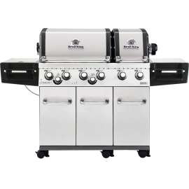Broil King Regal 957347 Gas Grill, 60000 Btu/hr BTU, Natural Gas, 6 -Burner, 250 sq-in Primary Cooking Surface