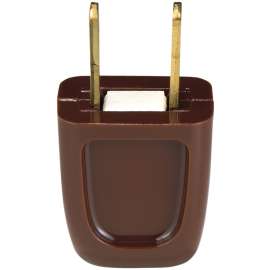 Eaton Wiring Devices BP26016BSP-C Electrical Plug, 2 -Pole, 10 A, 125 V, Brown